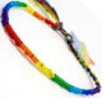Chakra armband geknoopt Chakra armband geknoopt